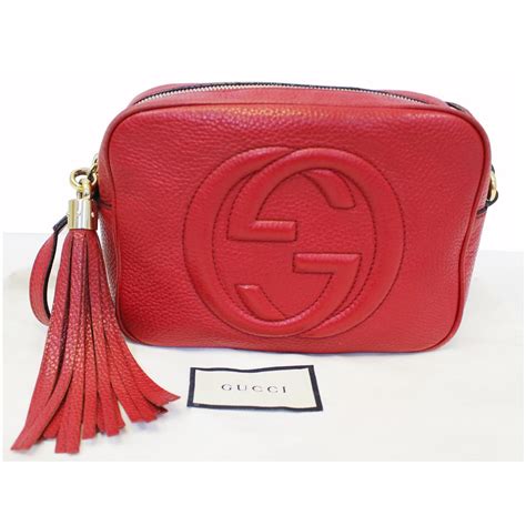 Gucci Disco bag in RED .